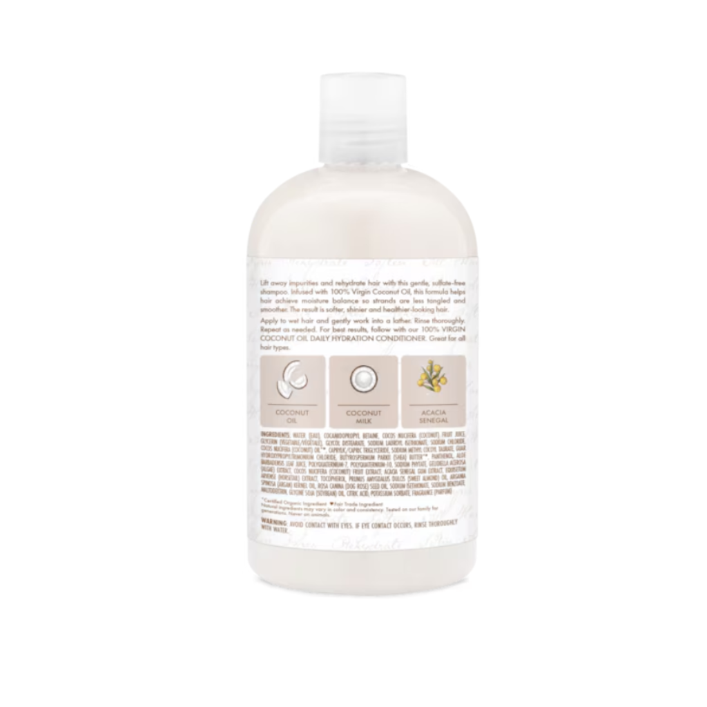 SheaMoisture 100% Virgin Coconut Oil Daily Hydration Shampoo - BRAID BEAUTY