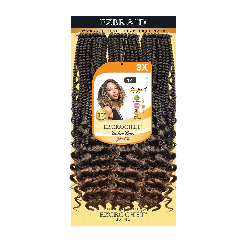 EZCROCHET Boho Box 12" 3X - BRAID BEAUTY