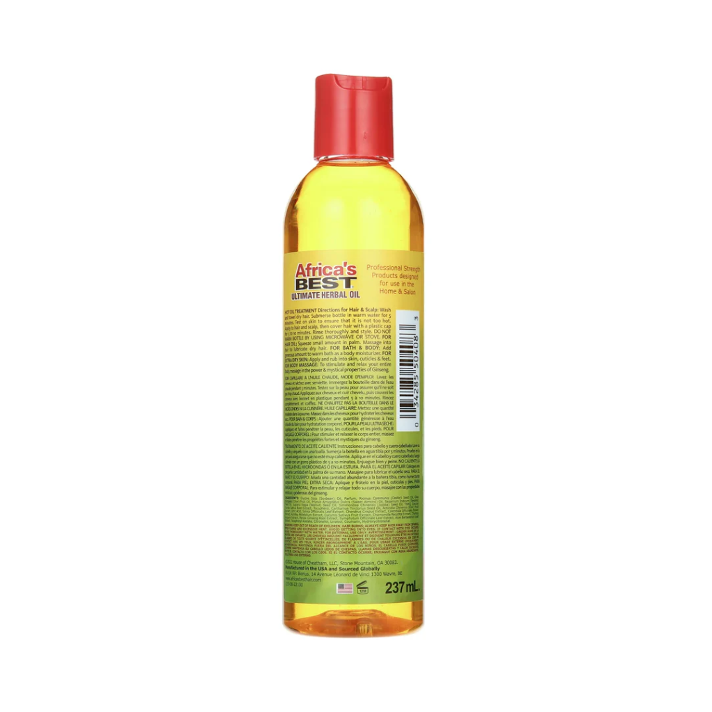 Africa's Best Ultimate Herbal Oil 8 OZ - BRAID BEAUTY