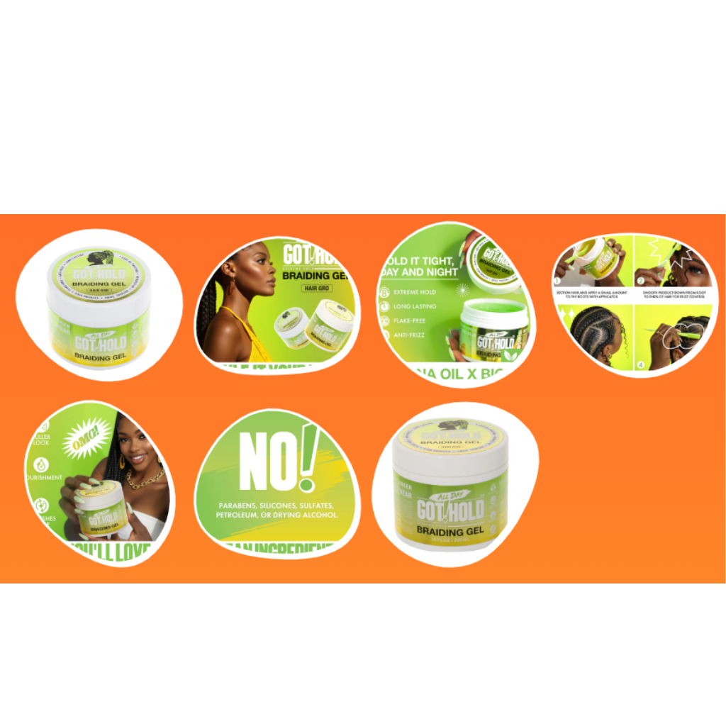 All Day Got! Braiding Gel 'Hair Gro' - BRAID BEAUTY