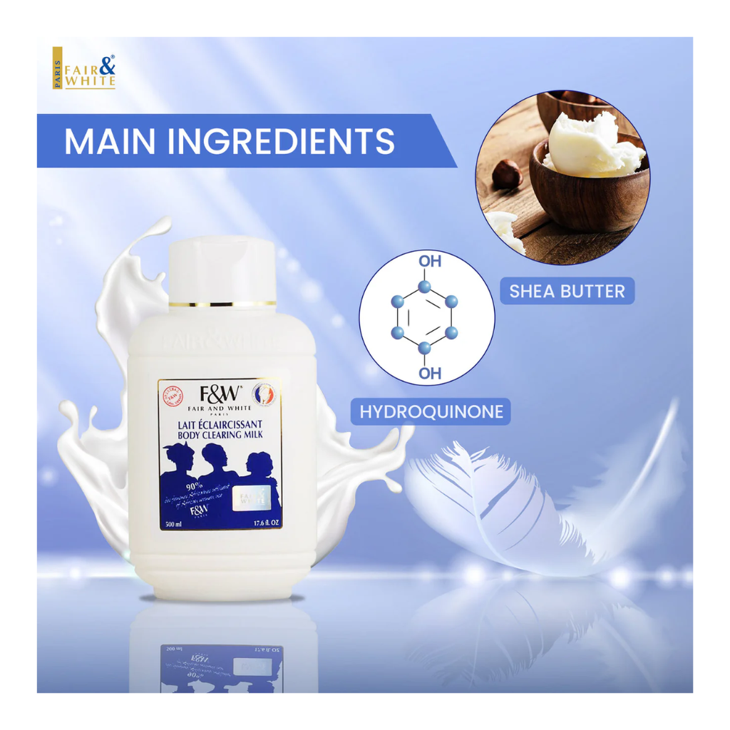 Fair and White Original Body Clearing Milk Lotion 17 oz