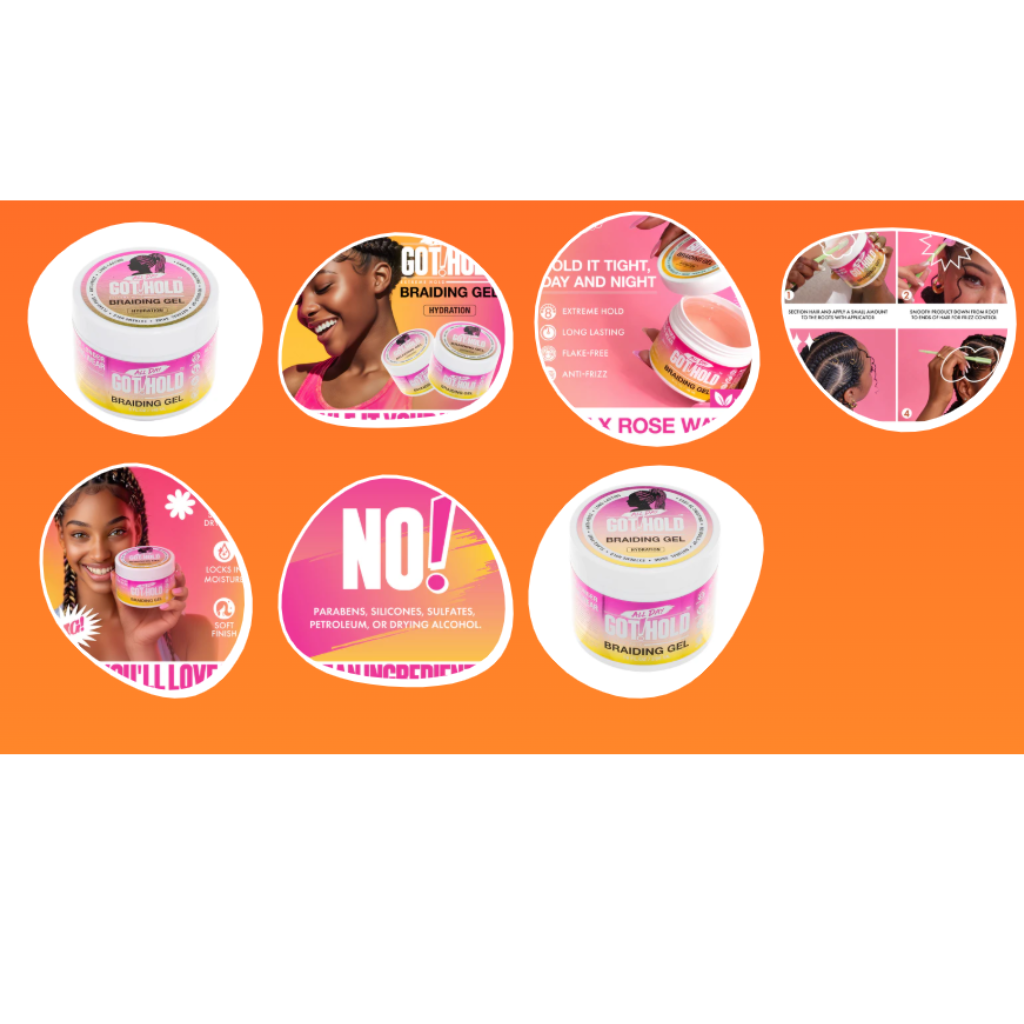 All Day Got! Braiding Gel 'Hydration' - BRAID BEAUTY