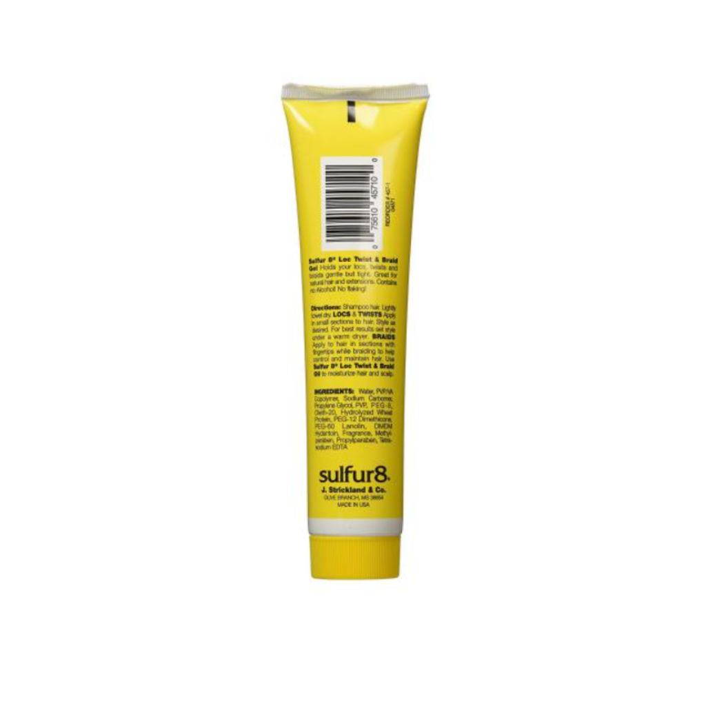 Sulfur8 Loc Twist & Braid Gel 6oz - BRAID BEAUTY