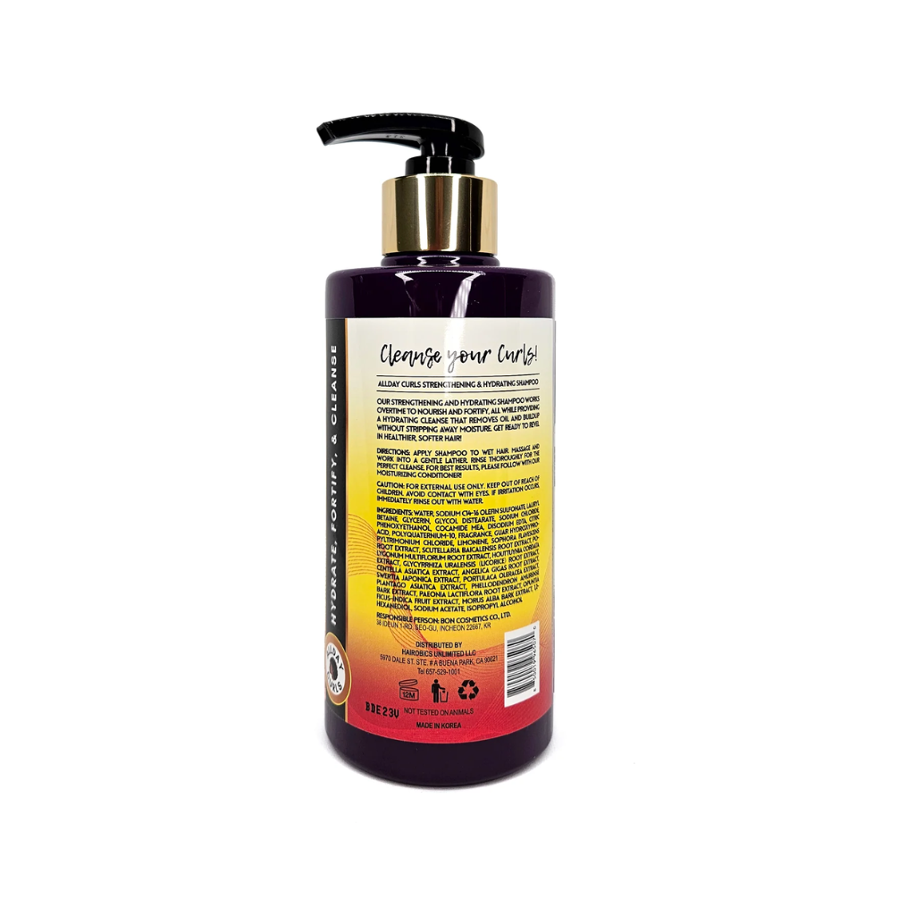 ALLDAY Curls Strengthening Shampoo 12 oz