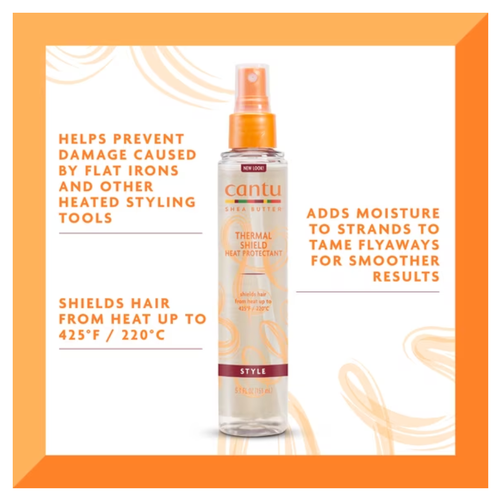 Cantu Shea Butter Thermal Shield Heat Protectant 5.1 OZ