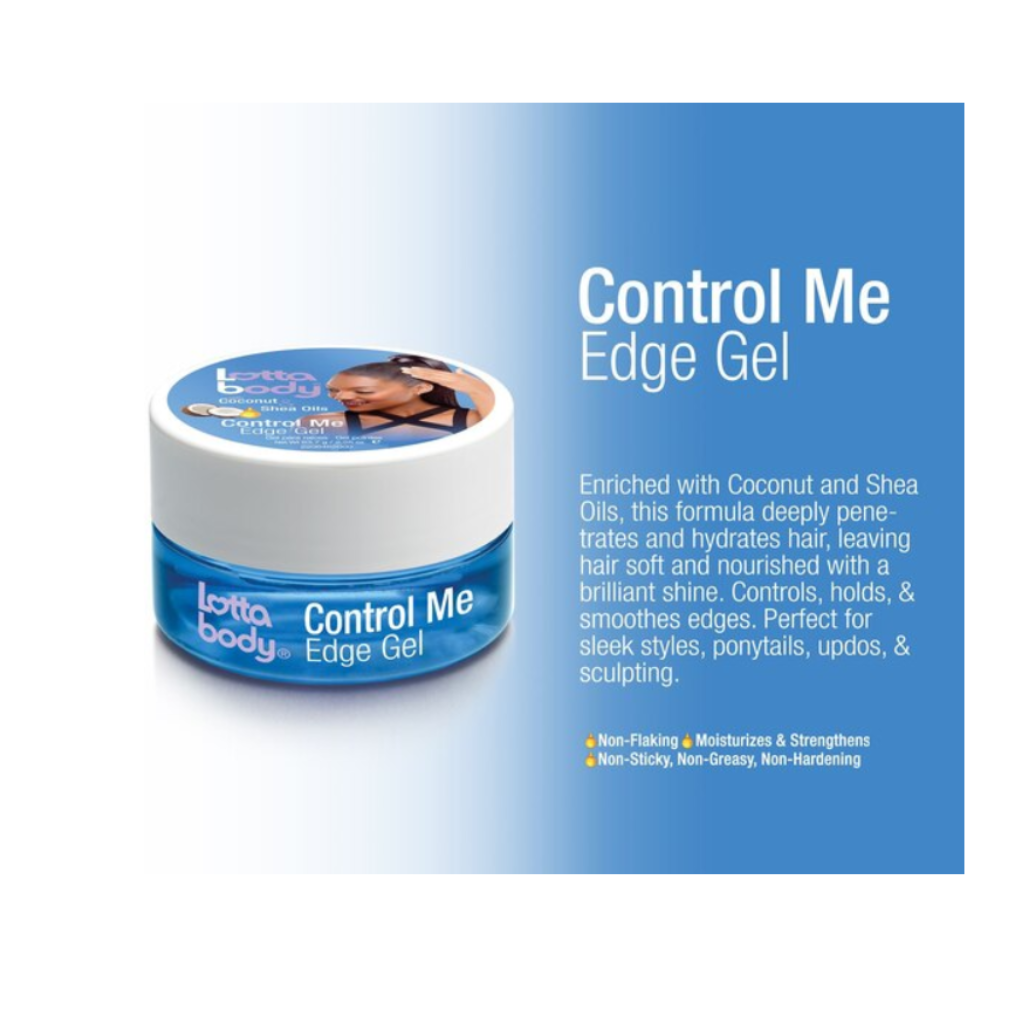 Lotta Body Contral Me Edge Gel Black 2.25oz