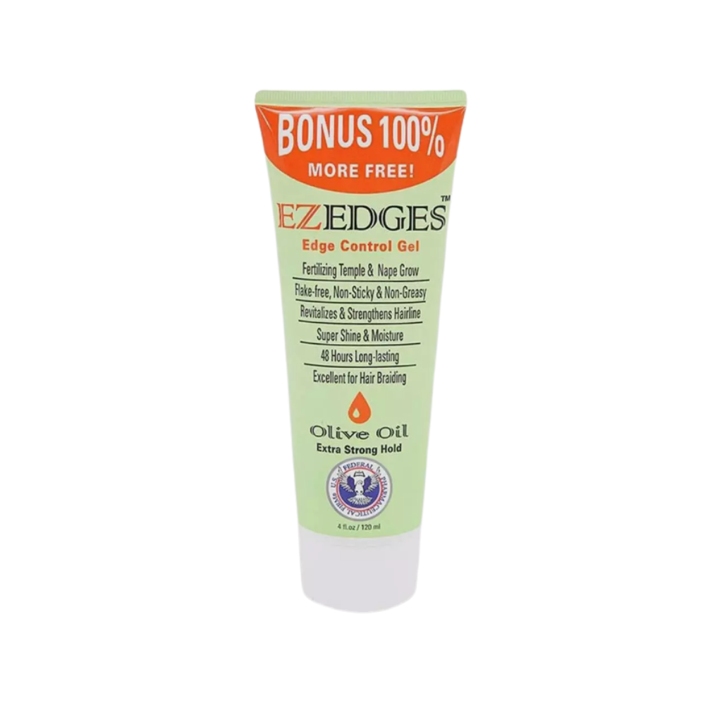EZEDGES EDGE CONTROL GEL Extra Strong Hold 4 oz - BRAID BEAUTY