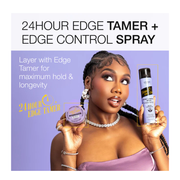 EBIN NEW YORK 24 Hour Edge Tamer - Edge Control Spray Extra Mega Hold - BRAID BEAUTY