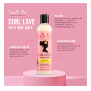 Camille Rose Curl Love Moisture Milk Leave-in conditioning 8 oz - BRAID BEAUTY