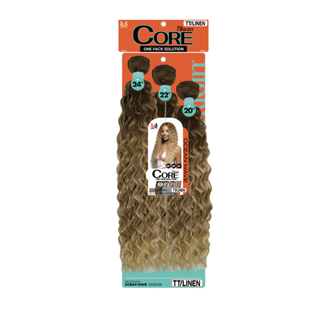 Bobbi Boss Miss Origin CORE 3PCS Synthetic Weaving Hair OCEAN WAVE 20"/22"/24"