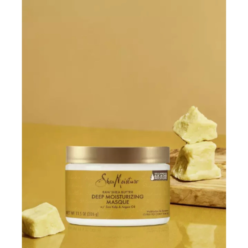 SheaMoisture Raw Shea Butter Deep Moisturizing Masque 11.5 OZ - BRAID BEAUTY