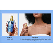 EBIN NEW YORK SECRET OF PHARAOH EGYPTIAN DIAMOND GLITTER MIST - SAPPHIRE - BRAID BEAUTY