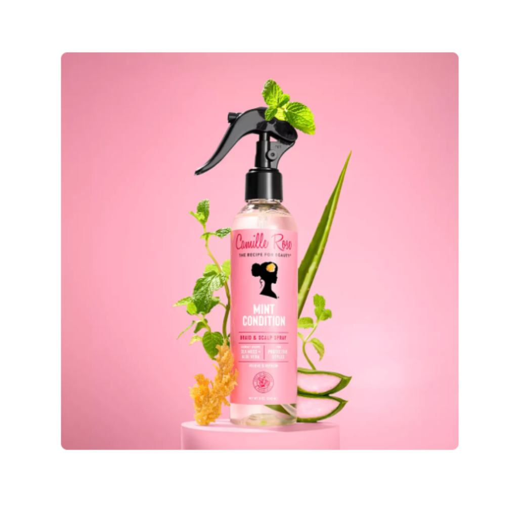 Camille Rose Mint Conditioning Braid/Scalp Spray 8 OZ - BRAID BEAUTY