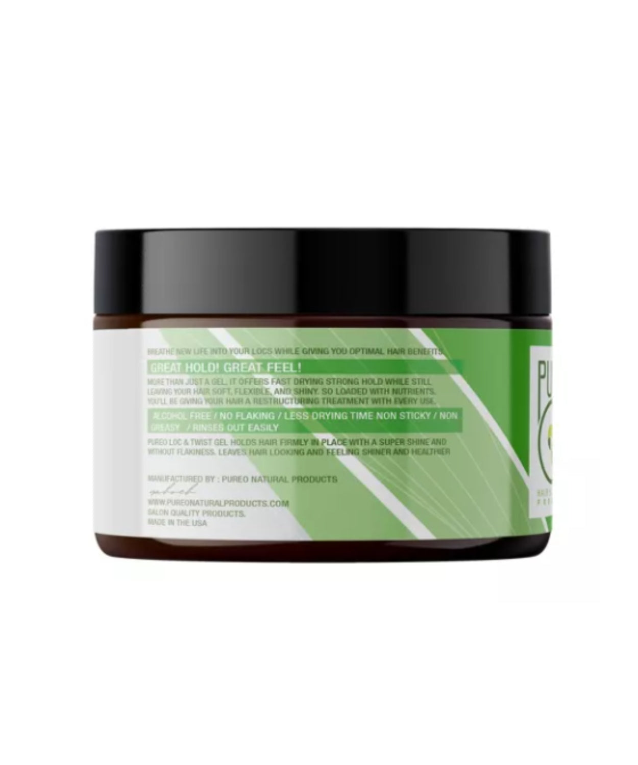 Pure O Lock and Twist Gel 16 oz - BRAID BEAUTY