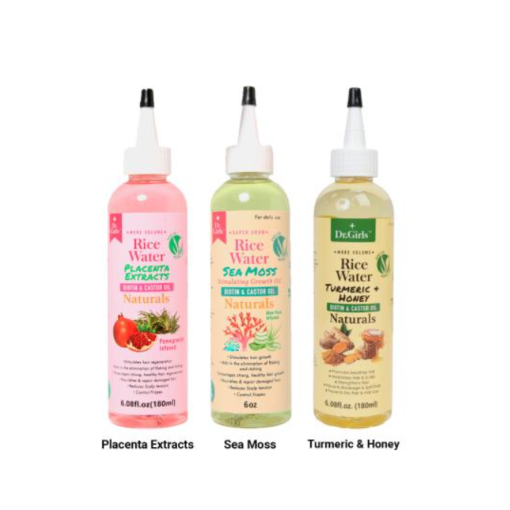 Dr.Girls More Volume Rice Water Hair Oil 6oz