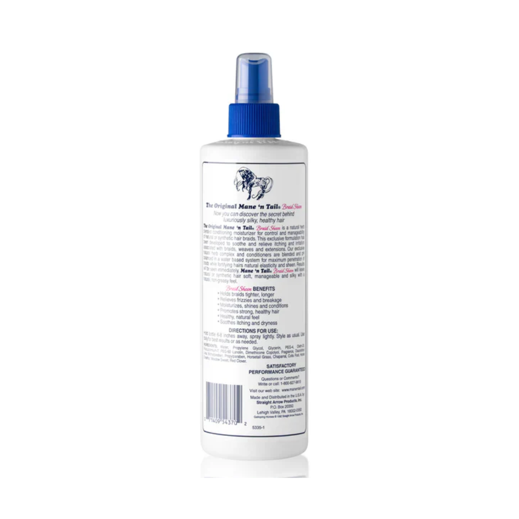 Mane 'N Tail Braid Sheen Spray 12 OZ - BRAID BEAUTY