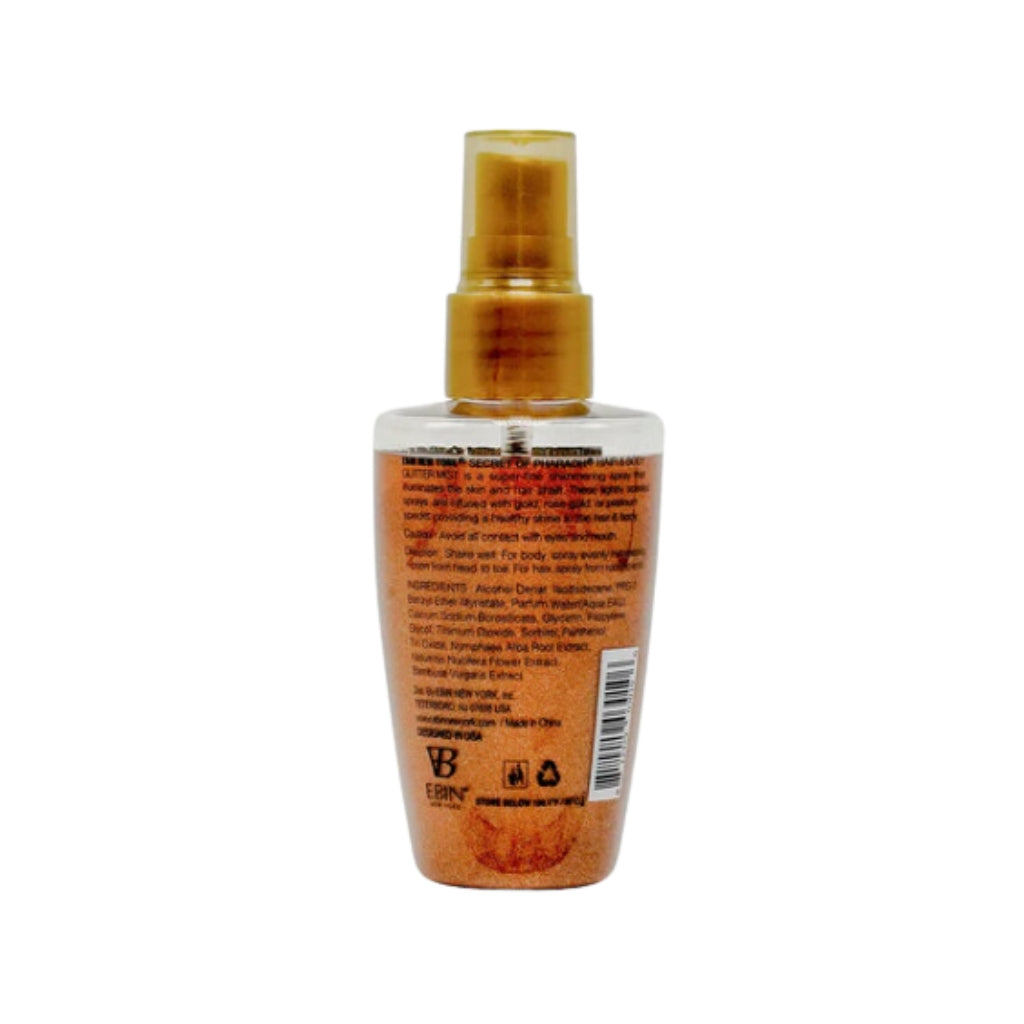 EBIN NEW YORK SECRET OF PHARAOH EGYPTIAN DIAMOND GLITTER MIST - ROSE GOLD - BRAID BEAUTY