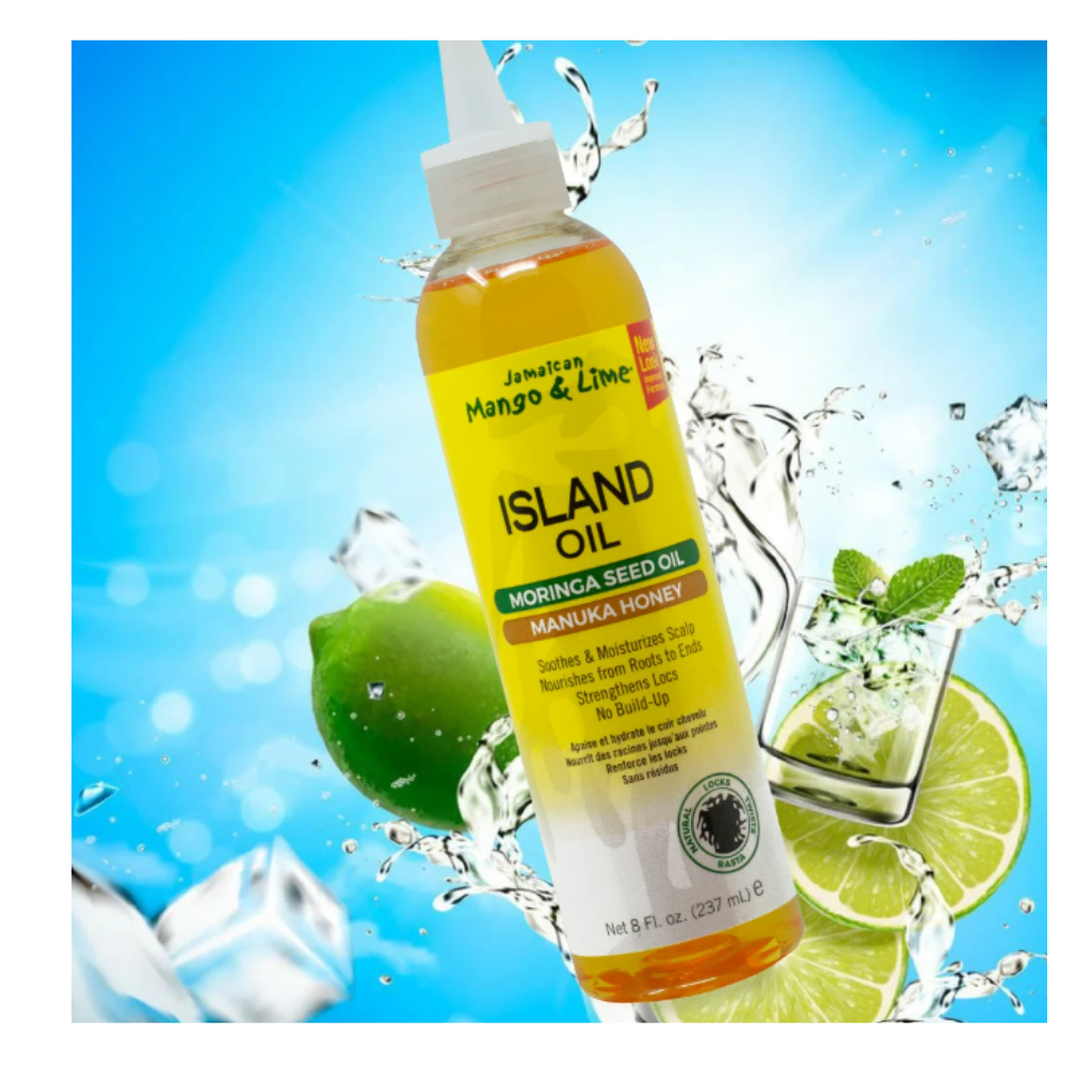 Jamaican Mango & Lime Nourishing Island Oil Hair Treatment 8oz - BRAID BEAUTY