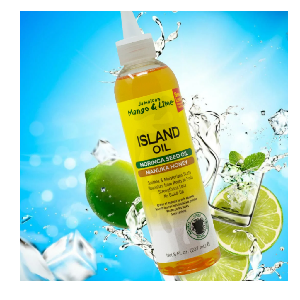 Jamaican Mango & Lime Nourishing Island Oil Hair Treatment 8oz