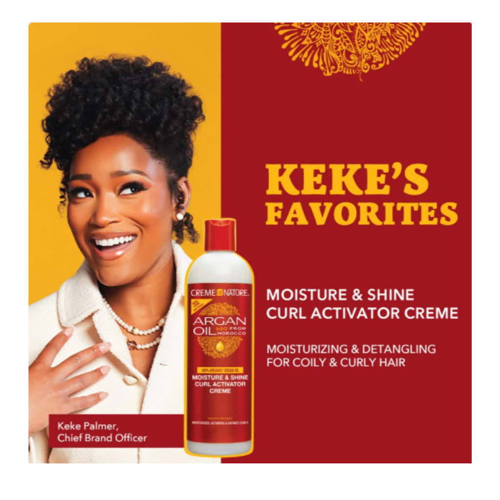 Creme of Nature Moisture & Shine Curl Activator Creme 12oz - BRAID BEAUTY