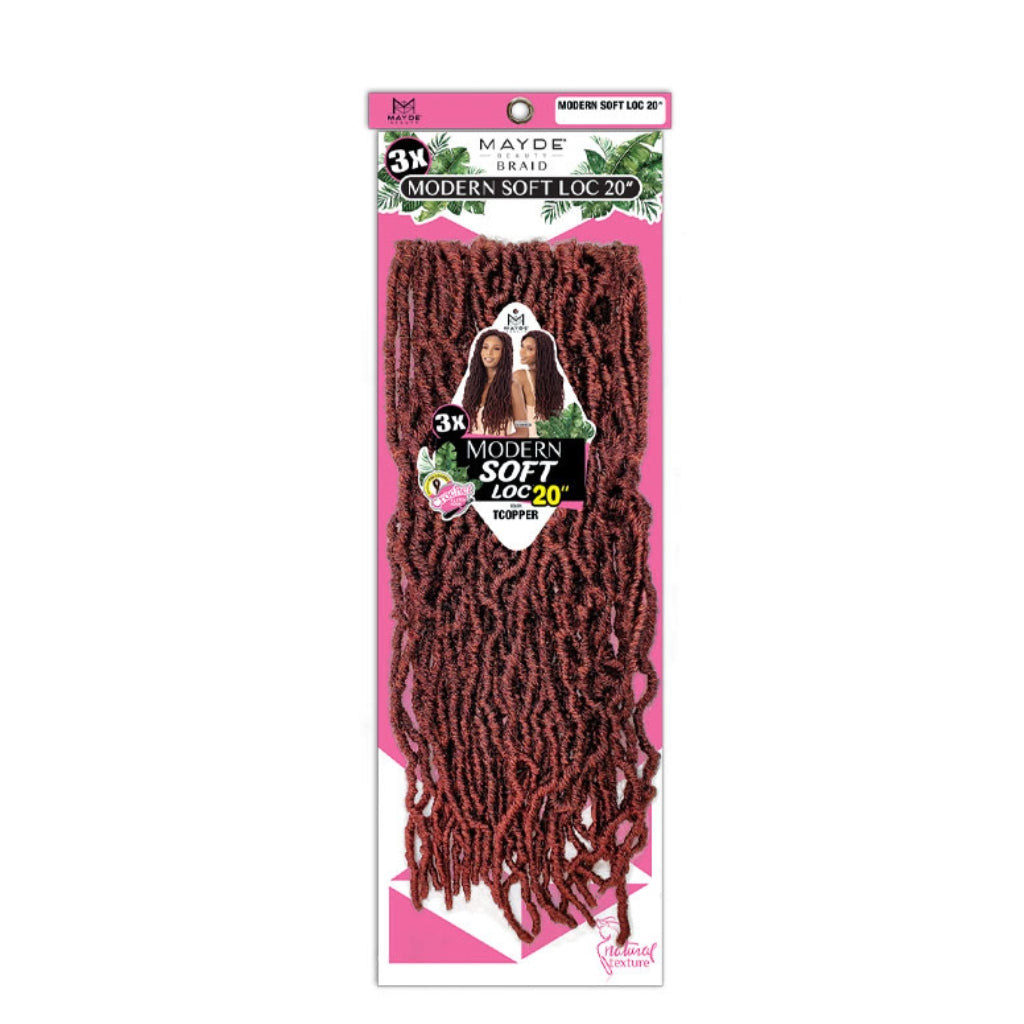 Mayde Beauty Synthetic Braid - 3X MODERN SOFT LOC 20 - BRAID BEAUTY