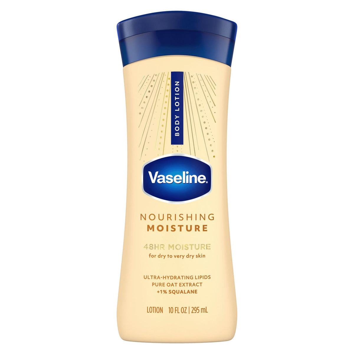 Vaseline Intensive Care Moisturizing Body Lotion with Pure Oat Extract 10 oz.