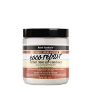 Aunt Jackie’s Coco Repair Coconut Creme Deep Conditioner 15 oz. - BRAID BEAUTY