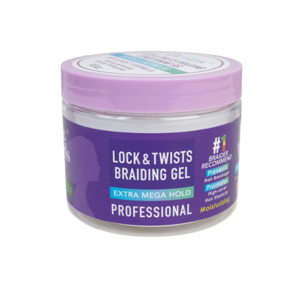 Dr. Girls Rice Water Braiding Conditioning Edge Gel Blue Berry 9.8oz - BRAID BEAUTY