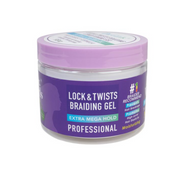 Dr. Girls Rice Water Braiding Conditioning Edge Gel Blue Berry 9.8oz - BRAID BEAUTY