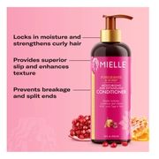 Mielle Pomegranate & Honey Detangling Conditioner 12 OZ - BRAID BEAUTY