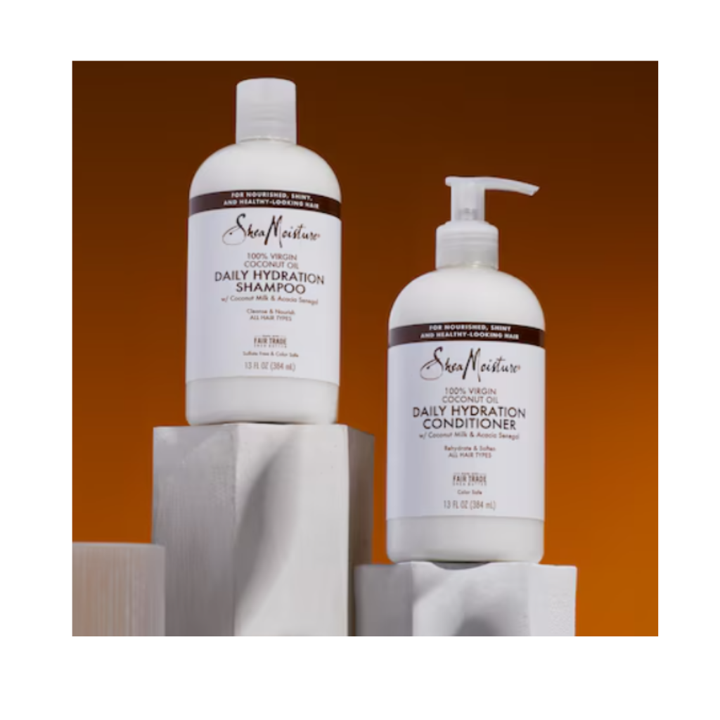 SheaMoisture 100% Virgin Coconut Oil Daily Hydration Shampoo - BRAID BEAUTY