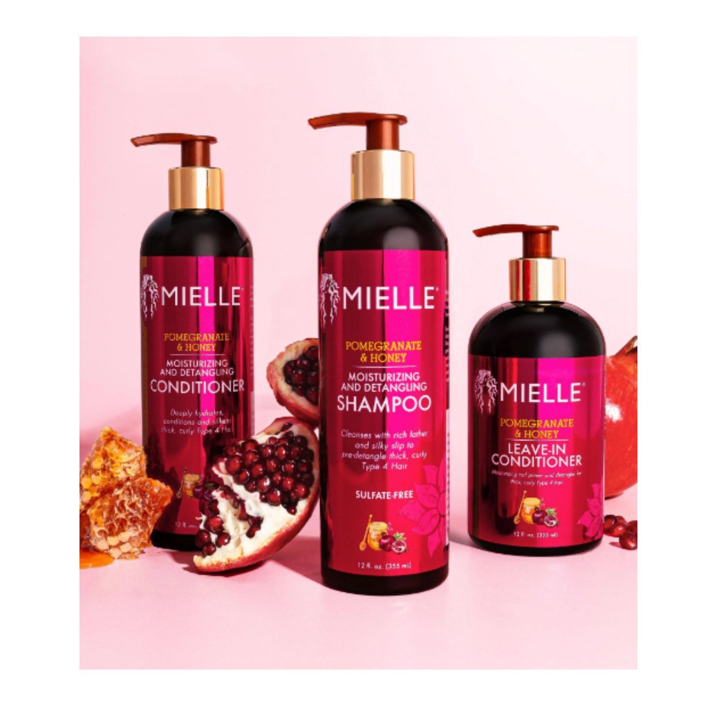 MIELLE Pomegranate & Honey Leave In Conditioner 12 oz - BRAID BEAUTY