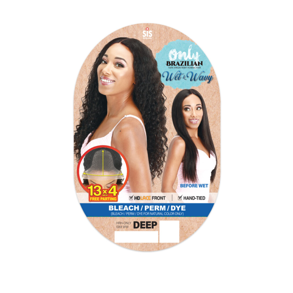 Zury Wet N Wavy Deep Virgin Human Hair HD Lace Front Wig  Hrh-Only 13x4 - BRAID BEAUTY