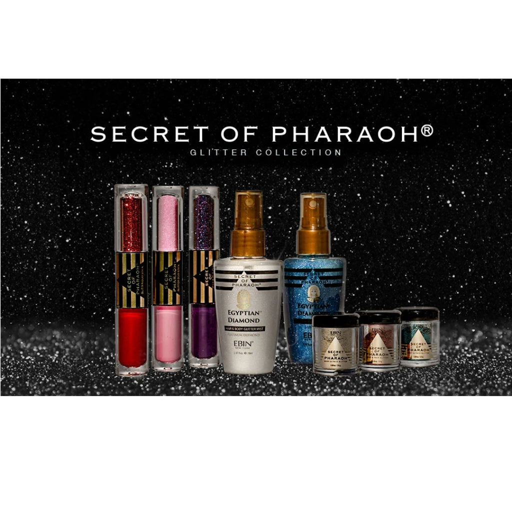 Ebin Secret of Pharaoh Body & Face Glitter (8 Colors and Primer) – EP  Beauty Supply