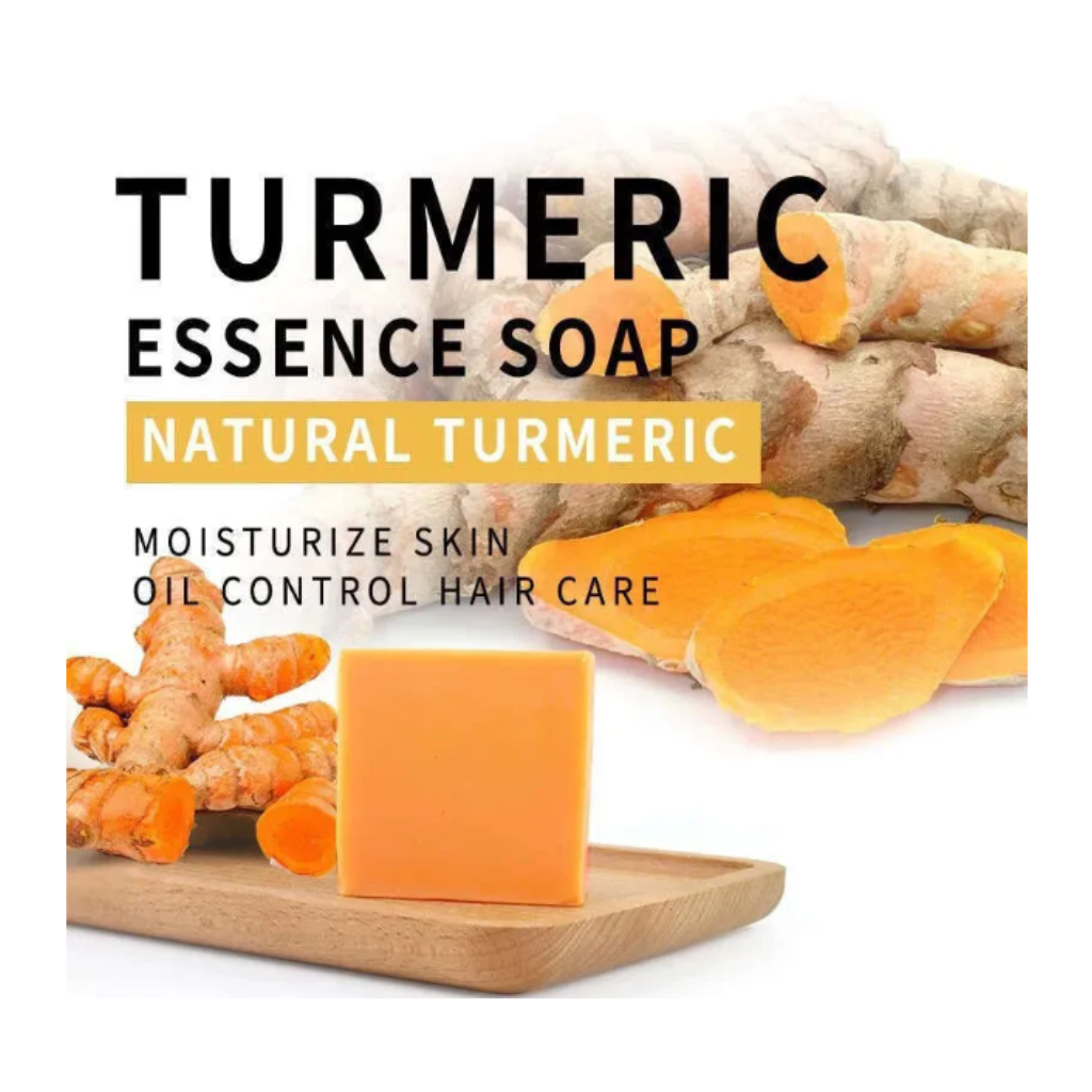 TUMERIC PLANT ESSENTIAL OIL SOAP 100g - BRAID BEAUTY
