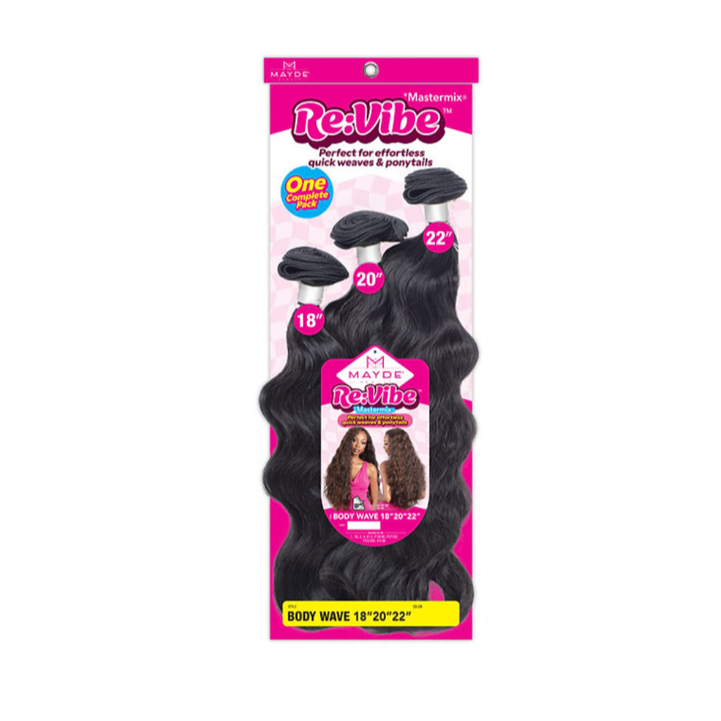 Mayde Beauty Re:vibe - Body Wave 3pcs 18"20"22" - BRAID BEAUTY