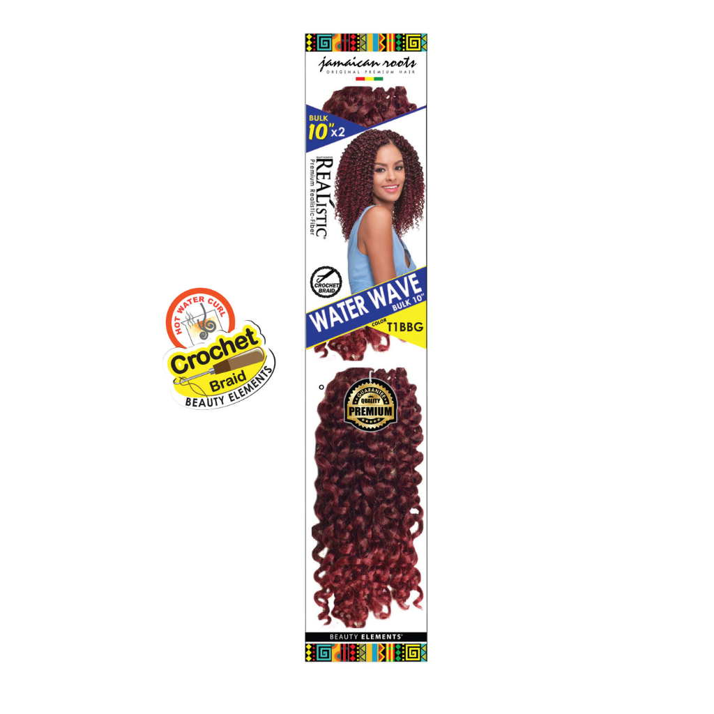 REALISTIC BEAUTY ELEMENTS WATER WAVE BULK 10" 2x - BRAID BEAUTY