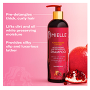 Mielle Pomegranate &amp; Honey Detangling Shampoo 12 OZ - BRAID BEAUTY