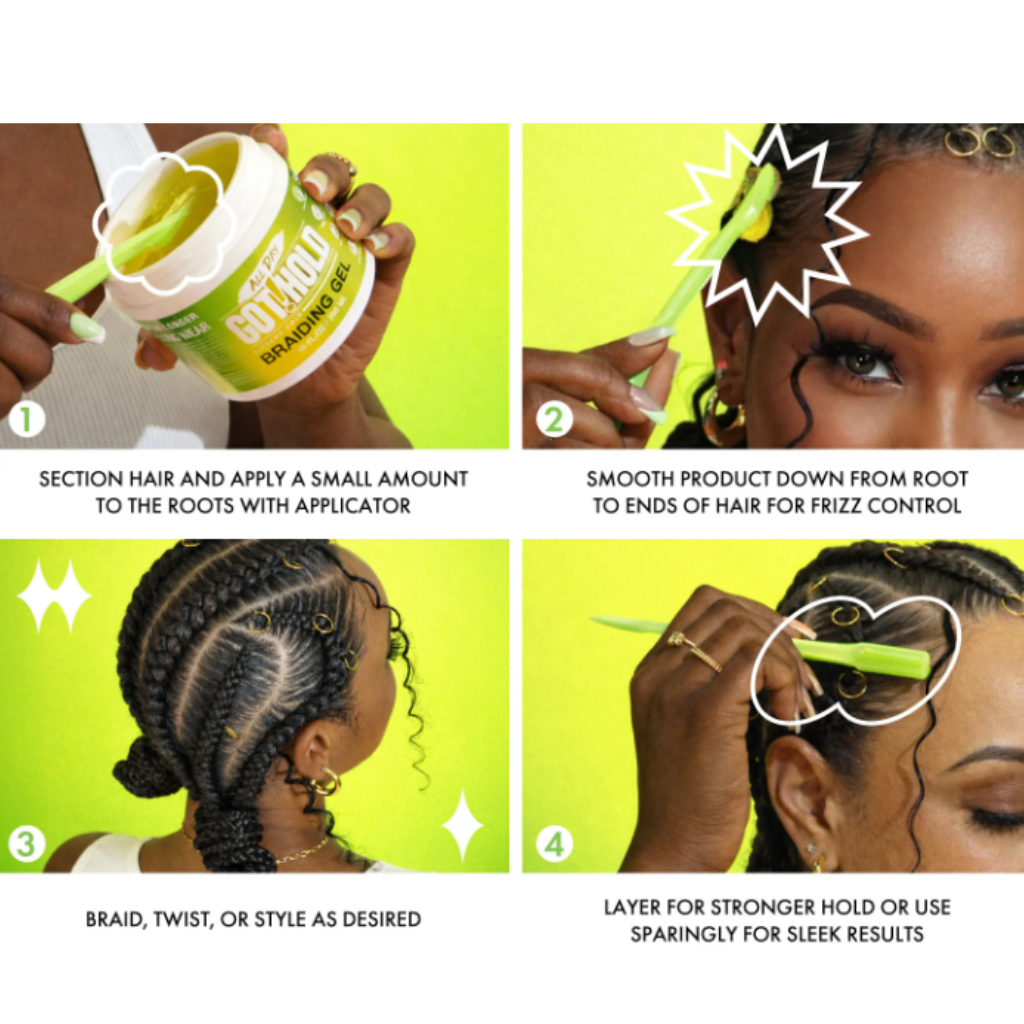 All Day Got! Braiding Gel 'Hair Gro' - BRAID BEAUTY