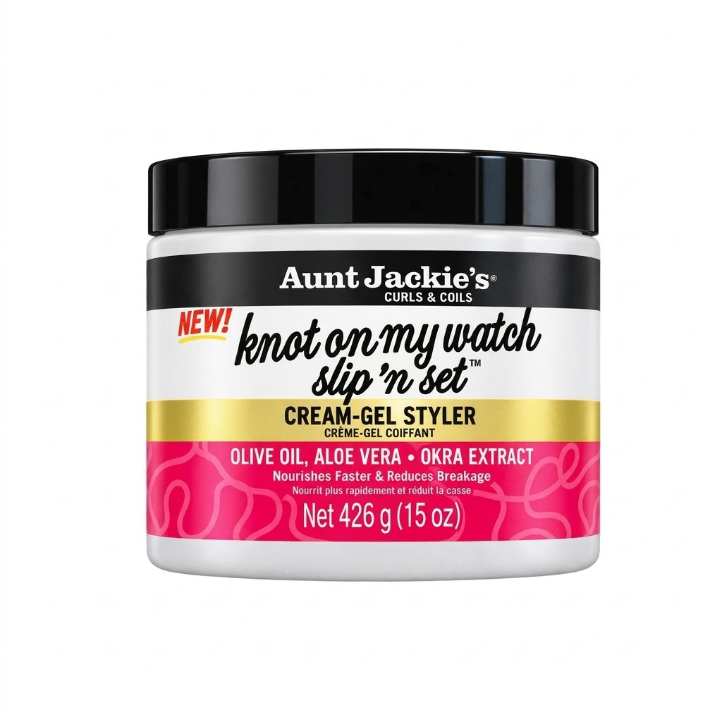 Aunt Jackies Knot On My Watch Slip 'N Set Cream Gel Styler 15 oz