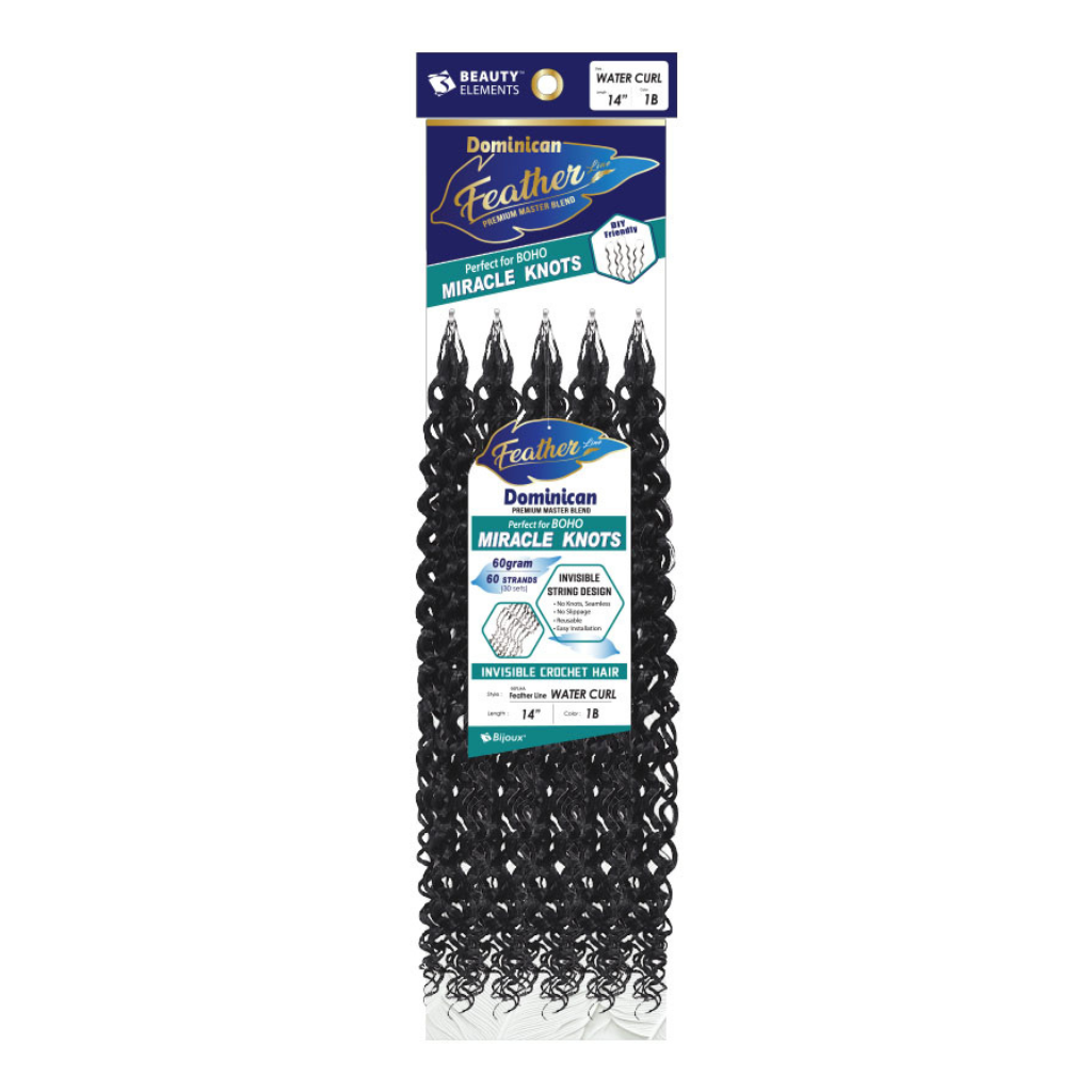 Bijoux HH DOMINICAN Feather Line Water Curl 14" - BRAID BEAUTY