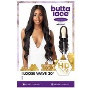 Sensationnel Butta Lace Human Hair Blended Pre-Plucked HD Lace Front Wig Loose Wave 30" - BRAID BEAUTY