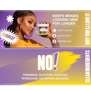 All Day Got! Braiding Gel 'Extra Shine' - BRAID BEAUTY