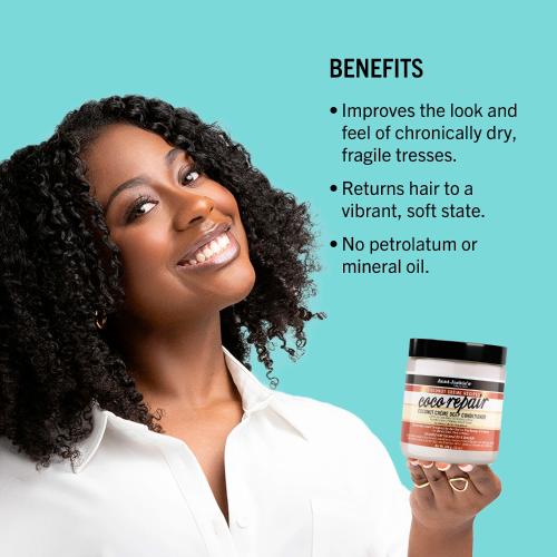 Aunt Jackie’s Coco Repair Coconut Creme Deep Conditioner 15 oz. - BRAID BEAUTY