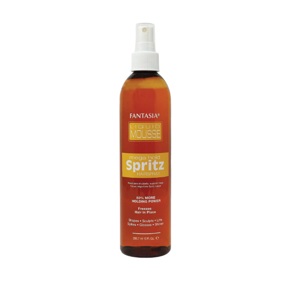 FANTASIA LIQUID MOUSSE  Mega Hold Spritz HARISPRAY 10 oz - BRAID BEAUTY