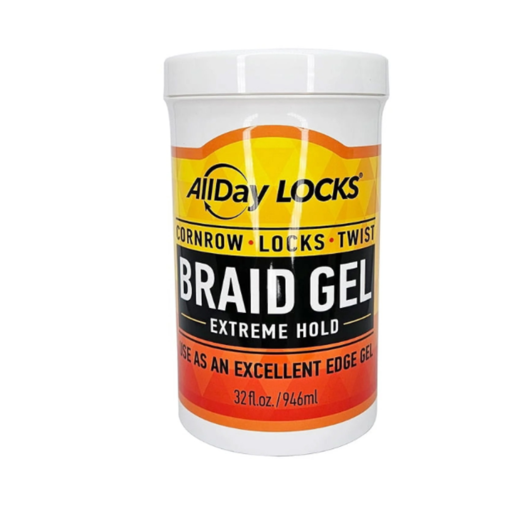 AllDay Locks Extreme Hold Braid Gel 32 oz