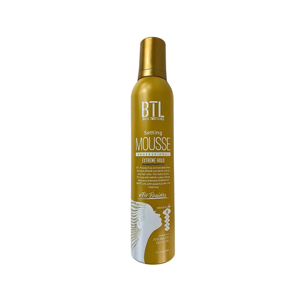 BTL Setting Mousse Extreme Enhanced Moist 12 oz -Gold-