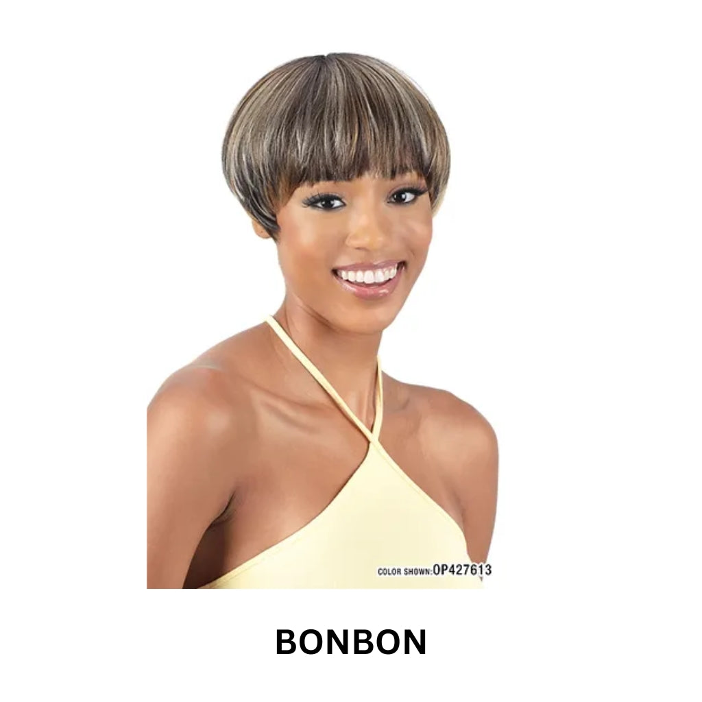 Mayde Beauty Mocha Human Hair Blend Wig -BONBON - BRAID BEAUTY