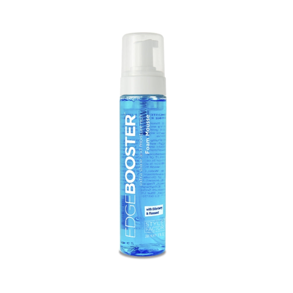 Style Factor EDGEBOOSTER Extra Shine and Moisture Rich Foam Mousse