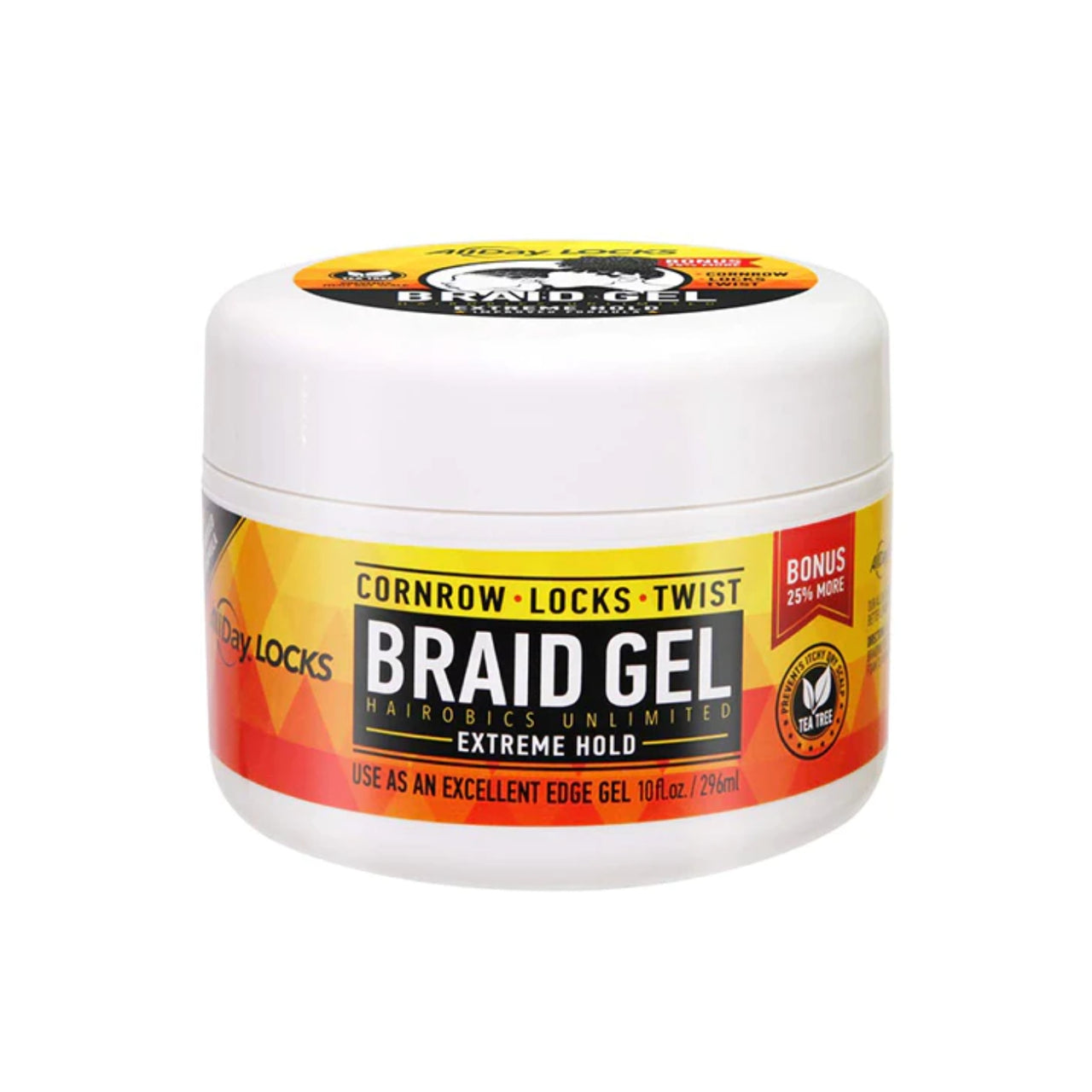 All Day Locks Extreme Hold Braid Gel 10 oz - BRAID BEAUTY